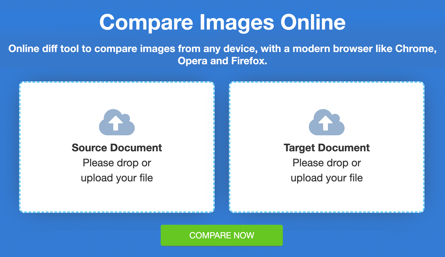 مقارنة ملفات الصور - مقارنة مجانية على الإنترنت