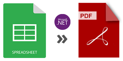 تحويل جدول بيانات Excel إلى PDF باستخدام C #