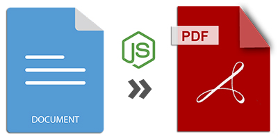 تحويل مستند Word إلى PDF باستخدام Node.js.