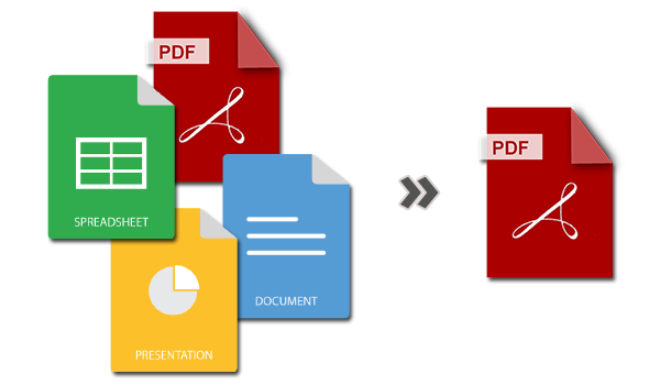 دمج ملفات متعددة إلى PDF عبر الإنترنت