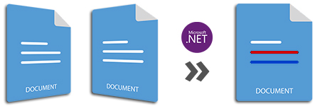 Porovnejte dokumenty aplikace Word a najděte rozdíly pomocí rozhraní .NET API