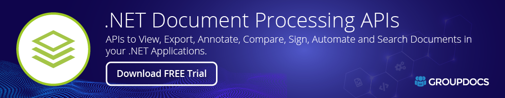 .NET API pro automatizaci dokumentů