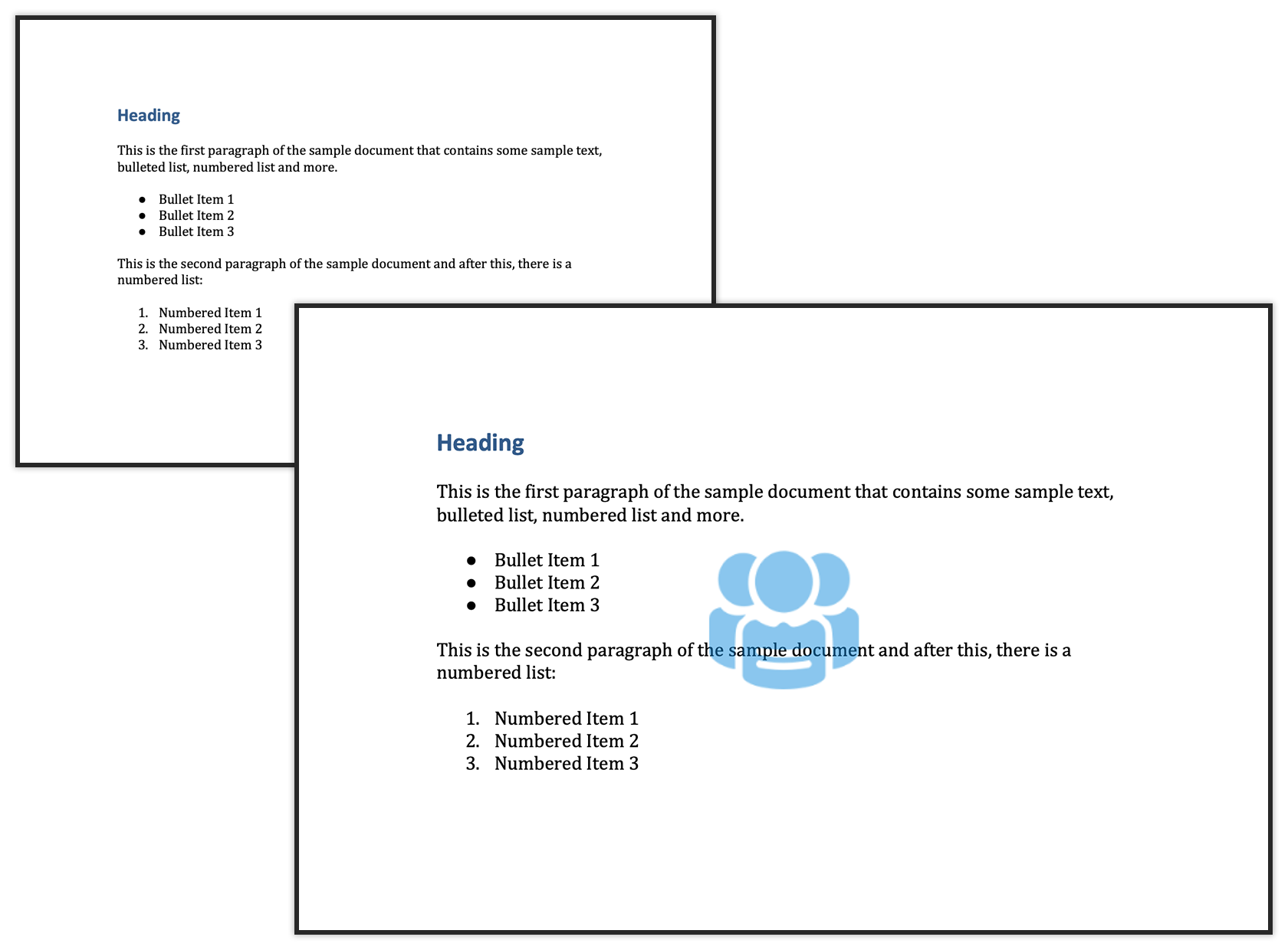 Příklad obrázku vodoznaku v dokumentu Word pomocí Java