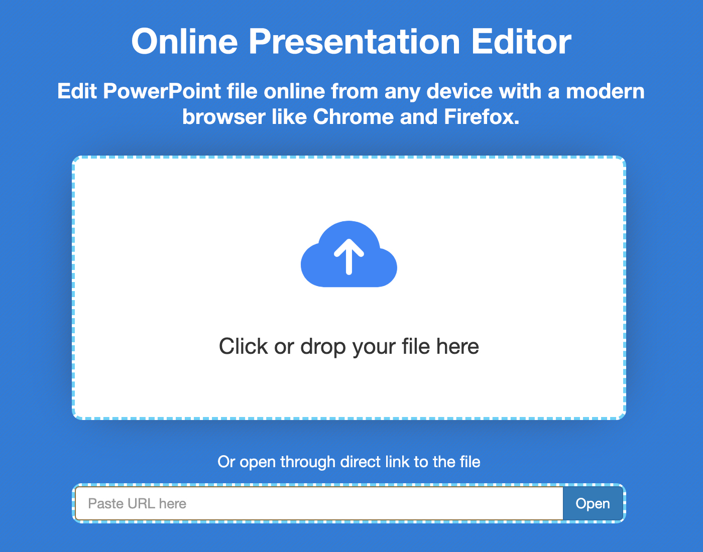 Edite PowerPoint PPT Online - Editor PPT Gratuito