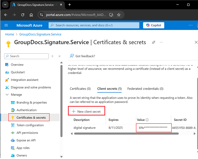 Diagramme d'intégration de l'appareil de signature externe pour la mise en œuvre de hachage personnalisé GroupDocs