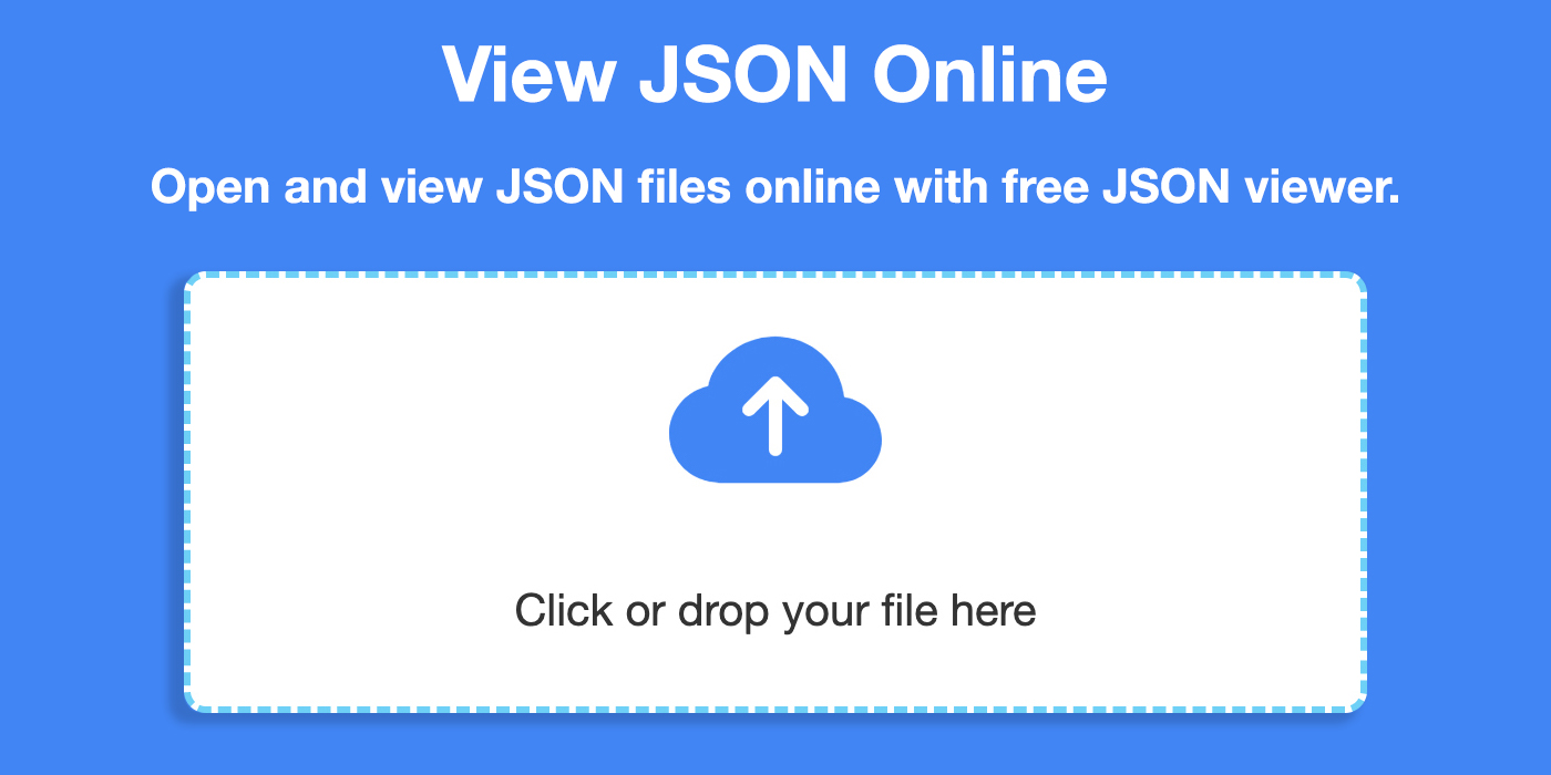 הצג JSON - אונליין בחינם