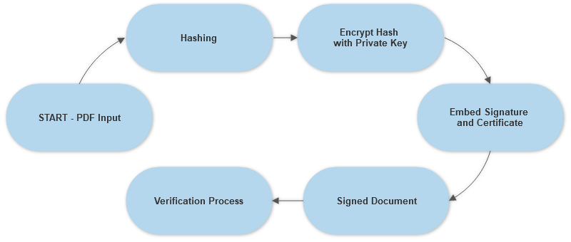 Processo di firma digitale