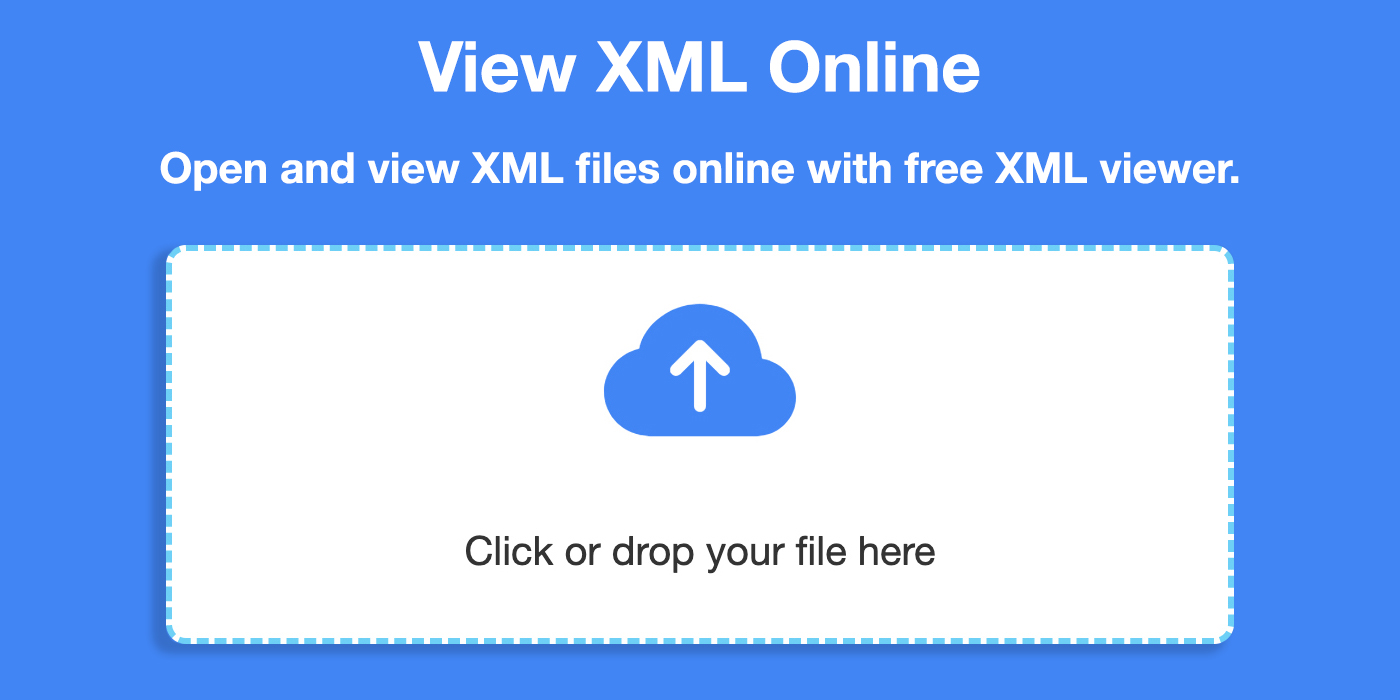 XML を表示 - オンラインで無料