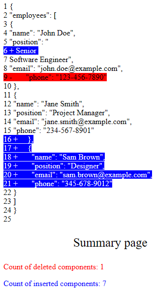 시각적 비교 모드