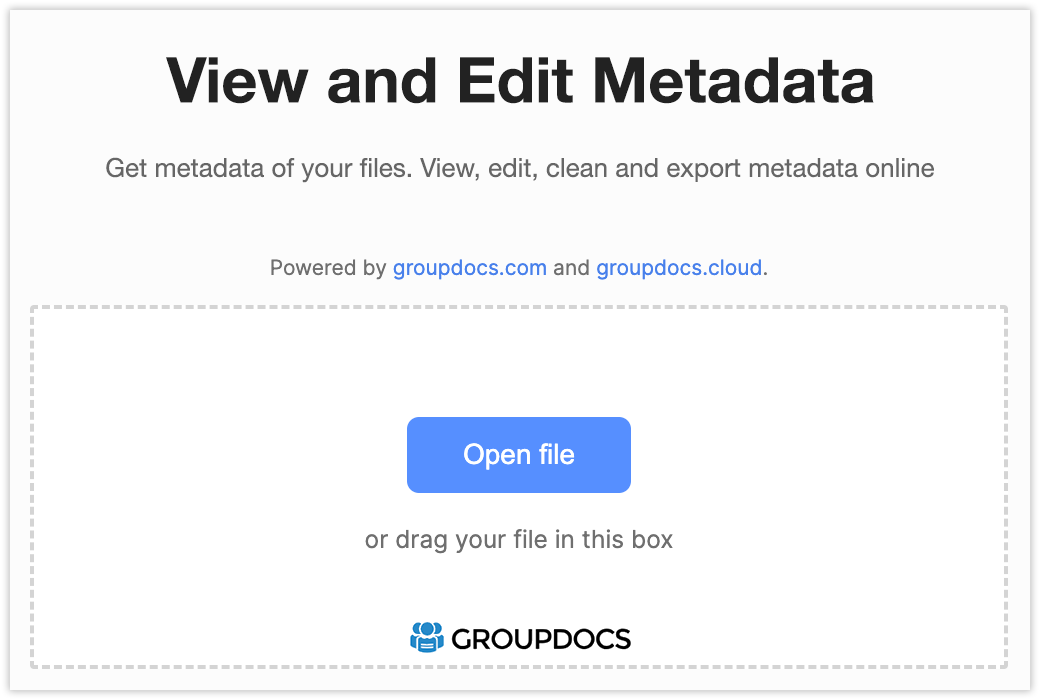 Online EPUB Metadata Editor