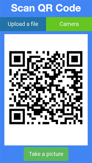 QR-code scannen met camera