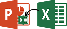 Wstaw arkusz Excela w programie PowerPoint