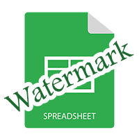 Arquivos Excel de marca d'água