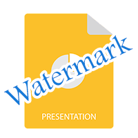 Arquivos de apresentação de marca d’água