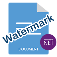 Файлы Word с водяными знаками с использованием C# .NET