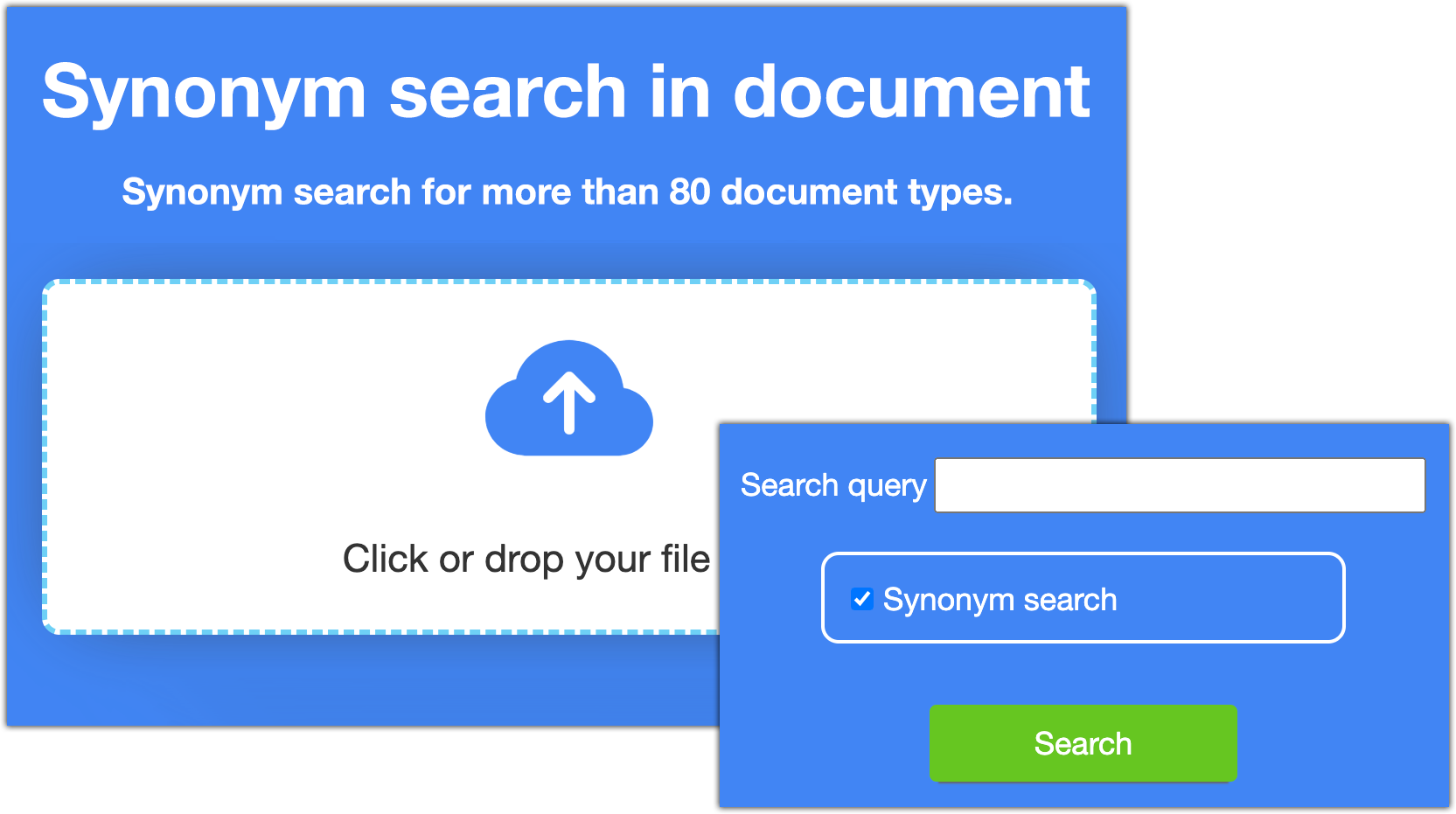 Online Synonym Search App