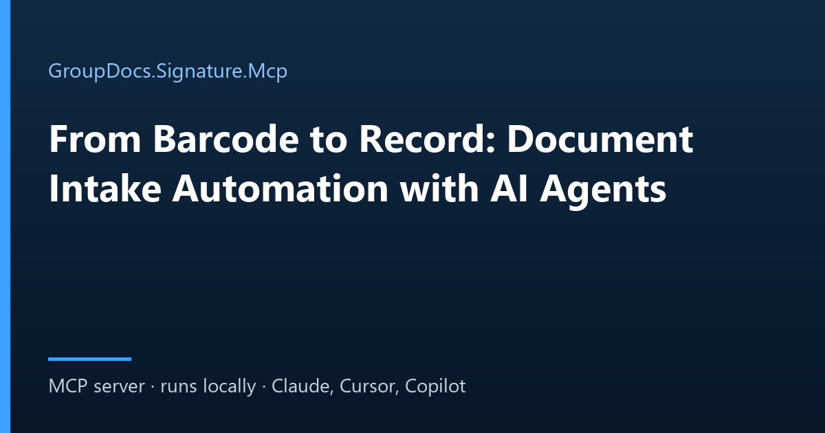 Extract QR code and barcode data from documents: a table of file, barcode value and page