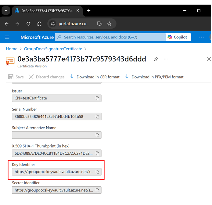 PDF signature validation example in .NET application showing verification results