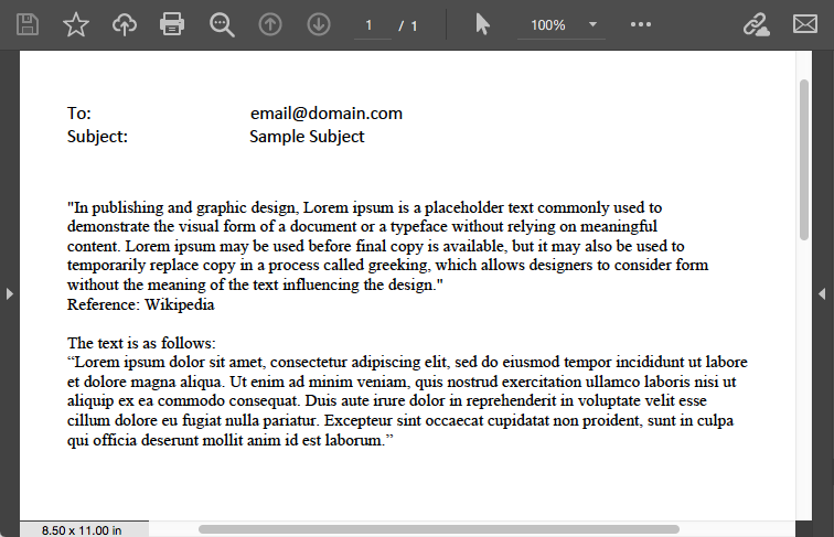 แปลงไฟล์ PDF จาก EML