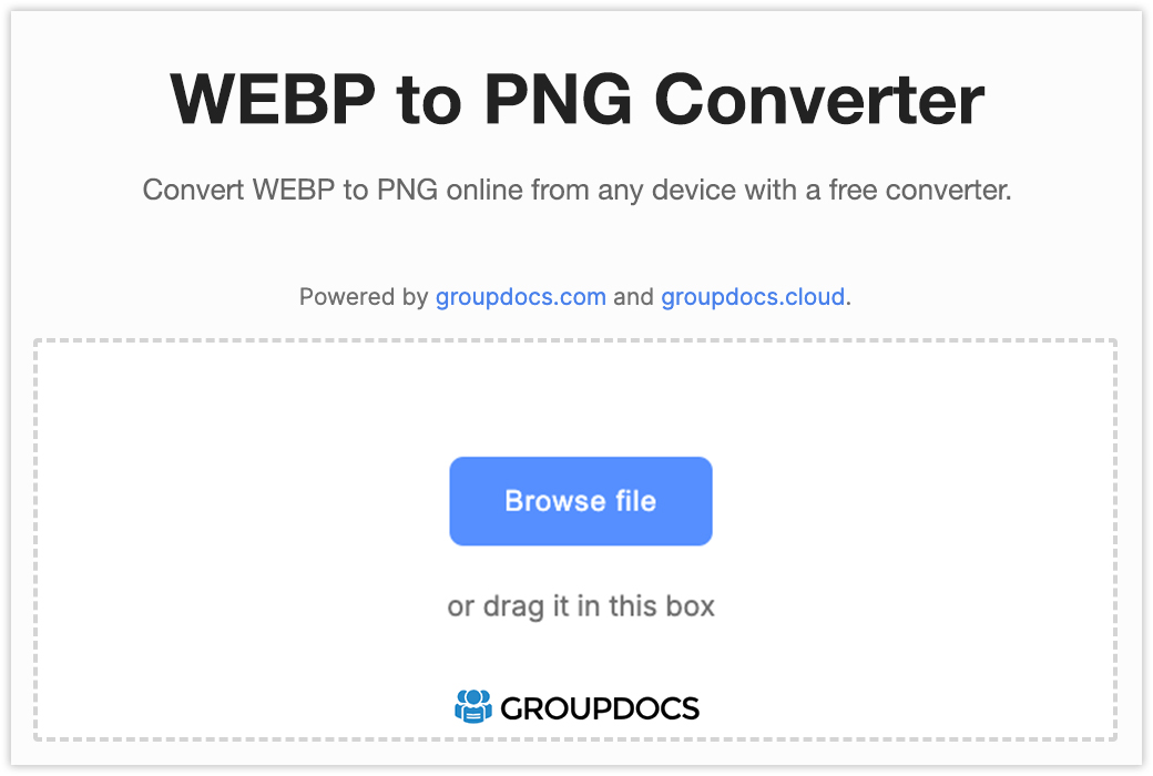 Конвертувати зображення WebP в PNG - Онлайн безкоштовно