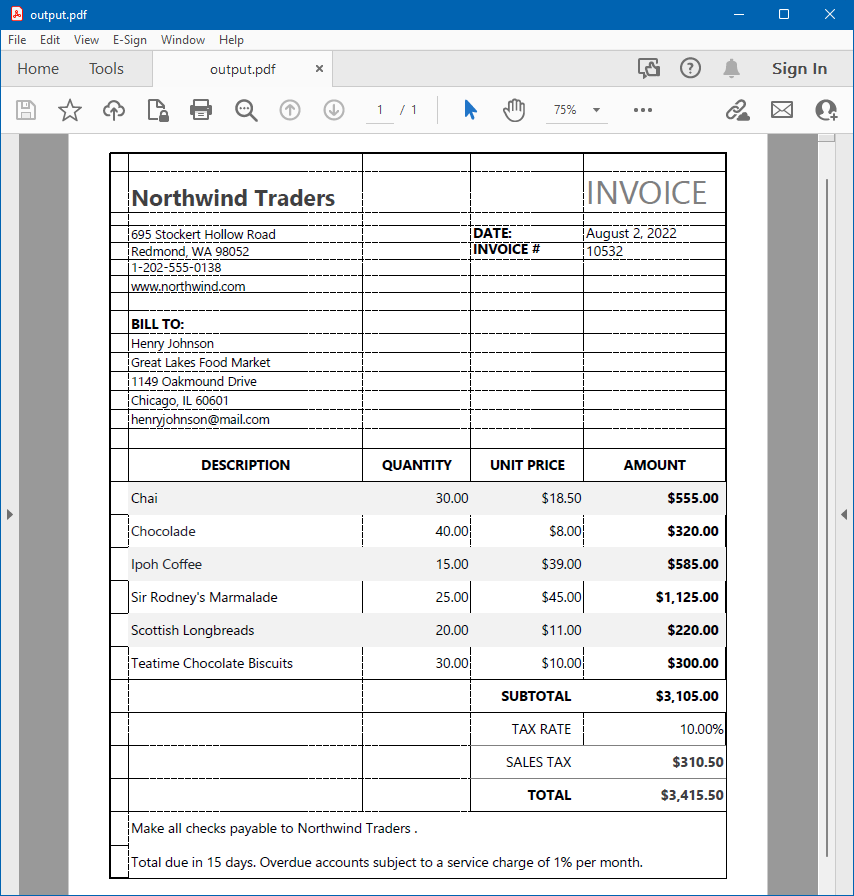 Render worksheet gridlines
