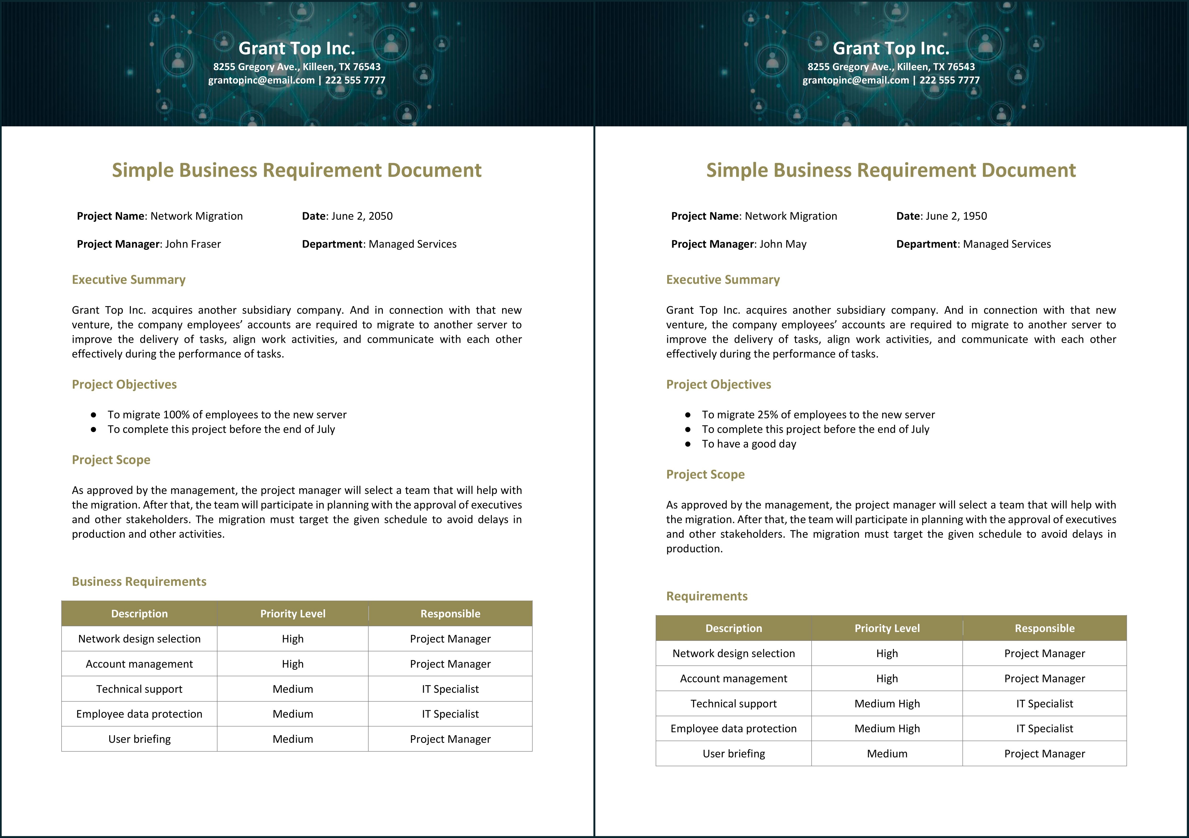Tệp nguồn và tệp đích mẫu cho GroupDocs.Comparison.