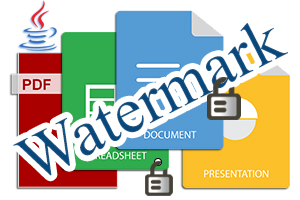Watermark Protected Docs using Java
